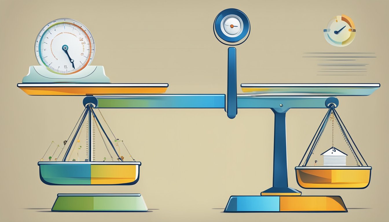 A scale balancing "Complementary Terms" and "Concepts" with "claims made" and "definition" on opposite sides