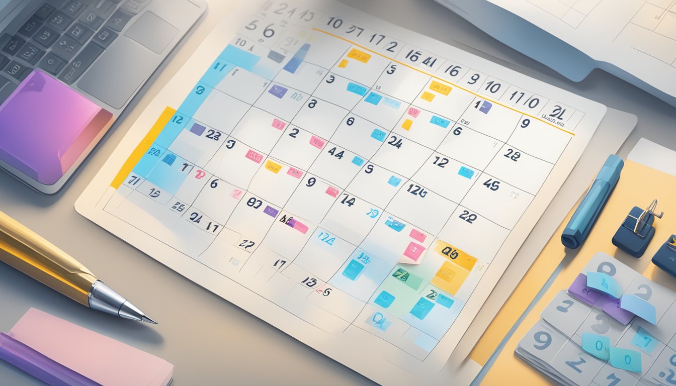 A calendar with a highlighted date and a clear definition of "effective date" displayed next to it